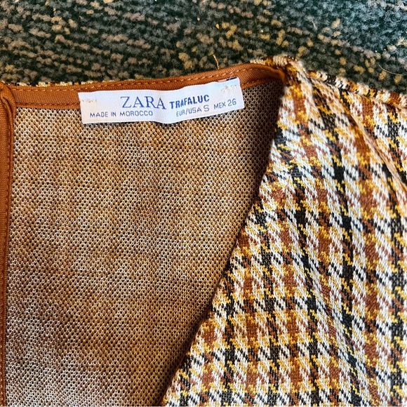 Zara plaid jumpsuit. - Picture 4 of 7